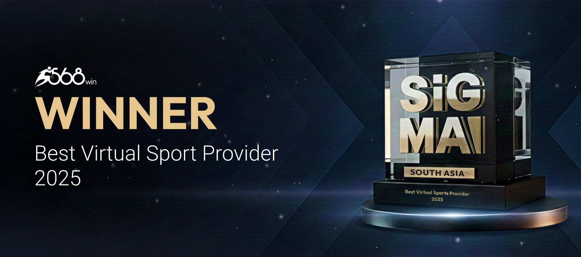 568Win gana el premio al Mejor Proveedor de Deportes Virtuales en SiGMA South Asia 2025!
